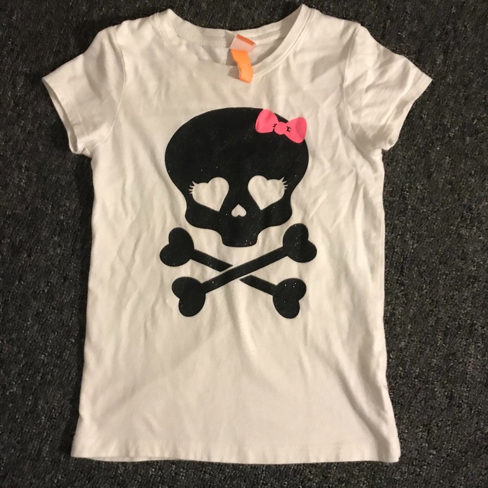 Skull, Rockabilly punk shirt _ Halloween
